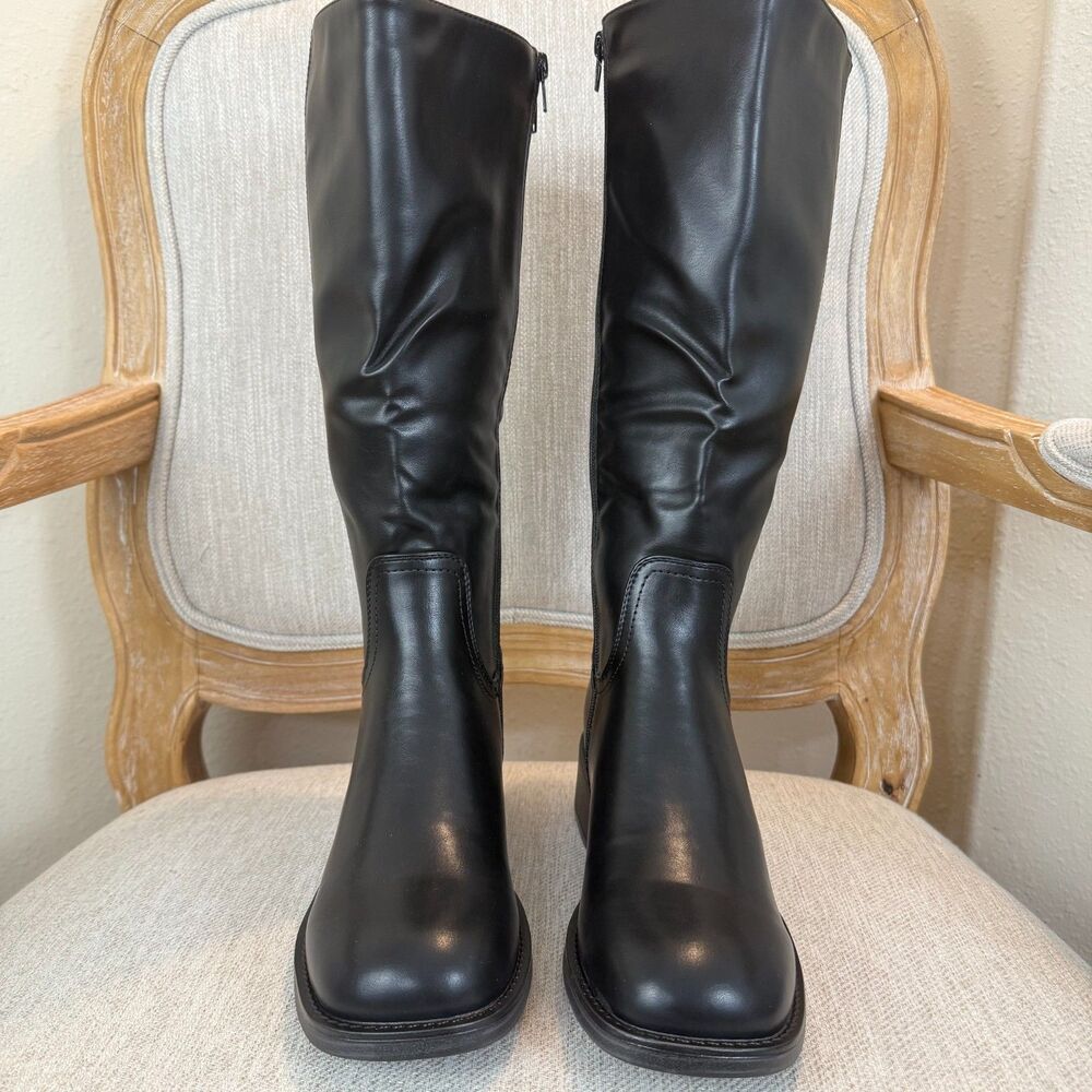 Pierre Dumas Paula knee-high round toe casual minimalist business comfort riding - Picture 3 of 13